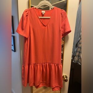 A New Day Coral Mini Dress
